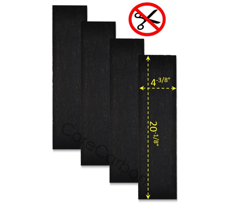 CoreCarbon 4-Pack Carbon Pre-Filter Designed to Fit Honeywell True HEPA Air Purifier Models HPA-150, HPA160, HPA161-TGT, HPA-245, HPA-249, HPA-248-TGT - Image 2